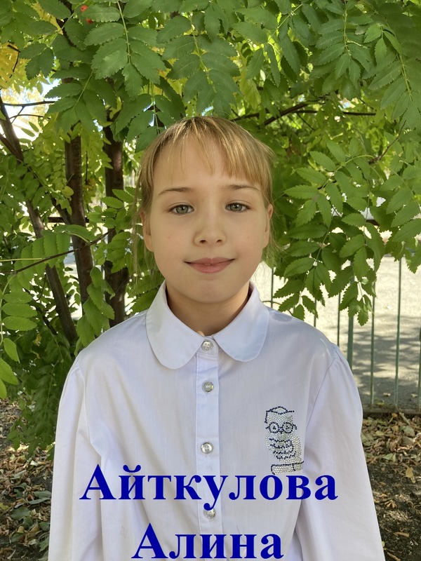 Айткулова Алина.